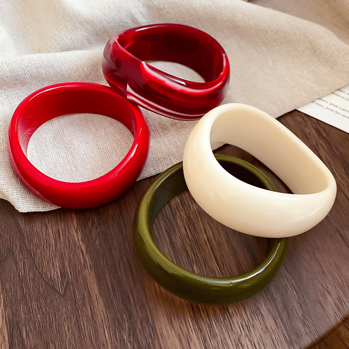 1 Piece Irregular Shape Acrylic Bangle h5Picture4