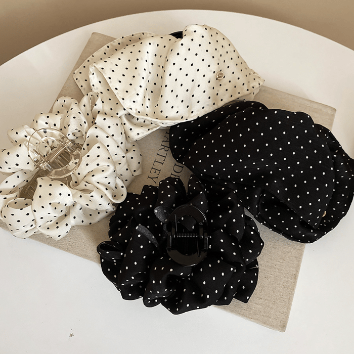 1 Piece Cute Polka Dots Acrylic Hair Claws h5Picture2