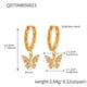 Q075-Golden Butterfly Zircon Earrings Picture14