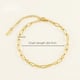 Gold anklet