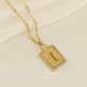 Goldener Buchstabe I [mit Kette] Bild18