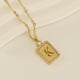 Goldener Buchstabe K [mit Kette] Bild16