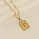 Goldener Buchstabe P [mit Kette] Bild11