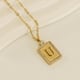 Goldener Buchstabe U [mit Kette] Bild6