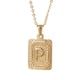 (Mit Kette) Gold P Bild11
