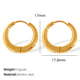 EH829 Gold Earrings Picture2