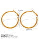 EH642 Medium Gold Earrings Picture2