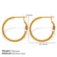 EH642 Small Gold Earrings