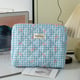 Bow Blue Plaid Medium Kosmetiktasche Bild6