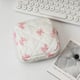 Pink bow on white background Picture2