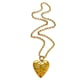 Collana lunga a forma di cuore in oro Immagine2