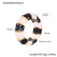 E660-Black and white elastic bracelet 20cm Picture9