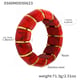 E660-Red elastic bracelet 20cm Picture4