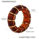 E660-Amber elastic bracelet 20cm Picture3