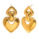 Herz Ring Ohrringe-Gold Bild2