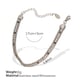 SL125WEG white diamond silver bracelet
