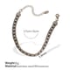 SL124BKWES black and white diamond silver bracelet Picture5