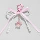 1 pink ribbon star keychain Picture2