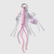 1 purple heart star keychain 