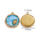 Round Small Leaf Pendant-Blue Picture17
