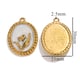 Oval Flower Pendant - White Picture29