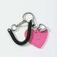 1 Rose Red Heart Phone Line Keychain Picture3