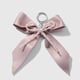 1 lotus pink pearl bow keychain