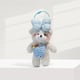 Bowknot Bee Shoulder Bag White Bear - Blue