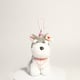 Pink Bib - Sitting Schnauzer [Gray] 