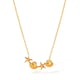 GX2553-Steel Necklace Gold