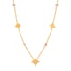 GX2557-Stahl Halskette Gold 
