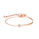 【1288】Stahlarmband Roségold 