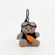 Little Brown Bear-Pure Black Sweater and Orange Bag Picture4