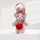 Bowknot Bee Shoulder Bag Pink Bear - Red Picture5