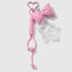 1 pink bow star keychain Picture2