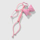 1 pink leather bow star keychain Picture4