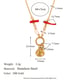 Personalized Shell Necklace-Gold
