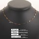 Gold color 3mm natural stone-necklace 405 Picture15