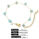 Gold blue gravel-bracelet 175 Picture6
