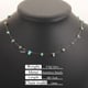 Gold Blue Gravel-Necklace 405 Picture5