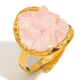 Pink Gravel Adhesion Offener Ring-Gold Bild2