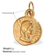 PJ329G Gold Pendant Picture6