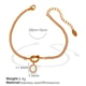 SL100 White Diamond O Gold Bracelet Picture13