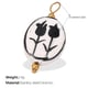 PJ358BKWG Black and White Ceramic Pendant Picture15