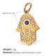 PJ317CRG Color Diamond Gold Pendant Picture19