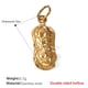 PJ232G Double-sided hollow gold pendant Picture8