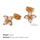 EH908WEG White Pearl Gold Earrings Picture2