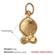 PJ220G Double-sided hollow gold pendant Picture20