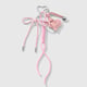 1 pink keychain
