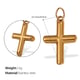 PJ378G Gold Pendant Picture6